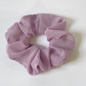 Handmade Lavender Chiffon Scrunchies